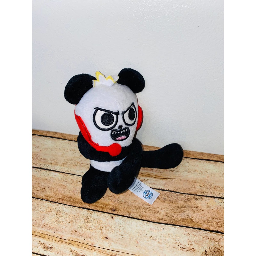 Ryan's World Red White & Black Plush Toy